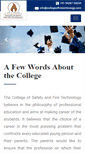 Mobile Screenshot of collegeoffiretechnology.com